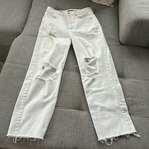Target White Straight Leg Jeans Contemporary